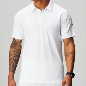 Fabletics Men's Crisp White Polo